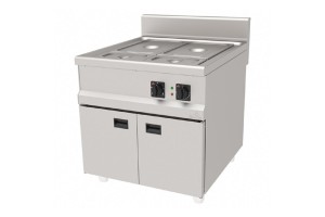 Atalay 900 Seri Çift Hazneli Dolaplı Sos Bain-Marie, Elektrikli