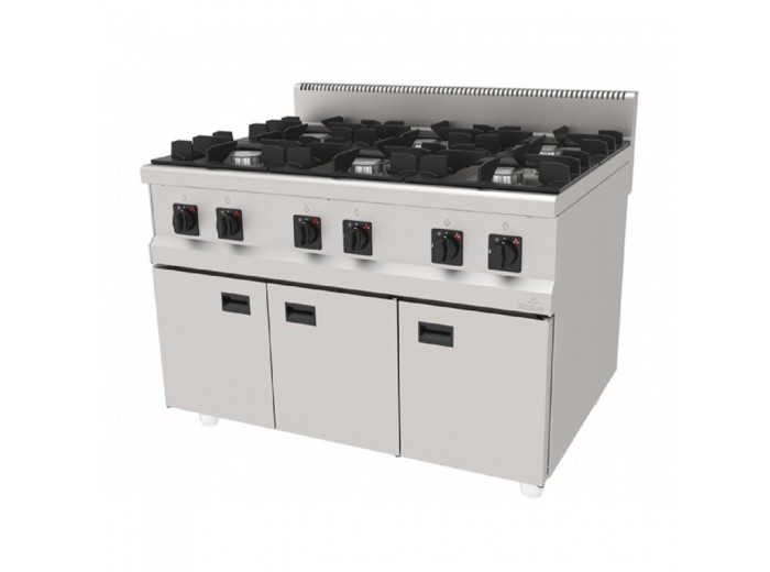 Atalay 900 Seri Dolaplı 6 Gözlü Ocak, Doğalgazlı Atalay 900 Seri Dolaplı 6 Gözlü Ocak, Doğalgazlı