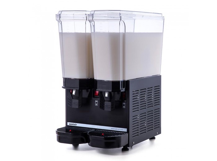 Samixir 40.MMB Klasik Twin Soğuk İçecek Dispenseri, 20+20 L, Karıştırıcılı, Siyah Samixir 40.MMB Klasik Twin Soğuk İçecek Dispenseri, 20+20 L, Karıştırıcılı, Siyah
