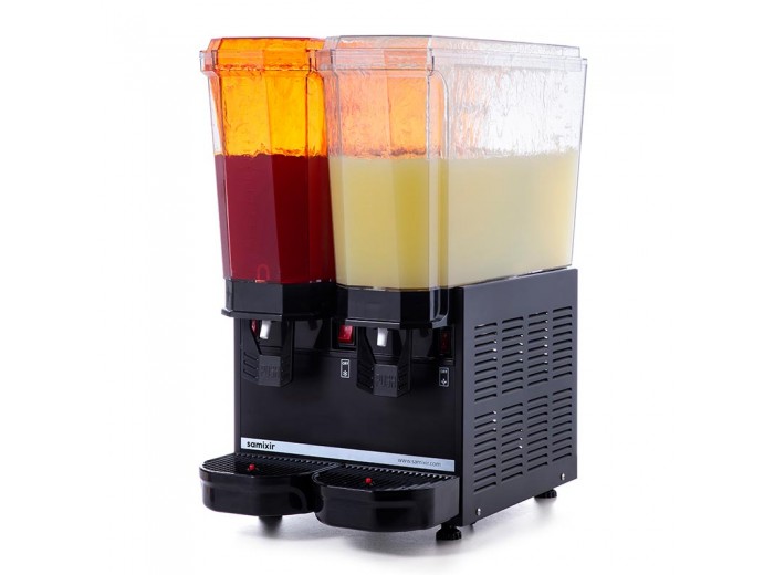 Samixir 40.SSB Klasik Twin Soğuk İçecek Dispenseri, 20+20 L, Fıskiyeli, Siyah Samixir 40.SSB Klasik Twin Soğuk İçecek Dispenseri, 20+20 L, Fıskiyeli, Siyah