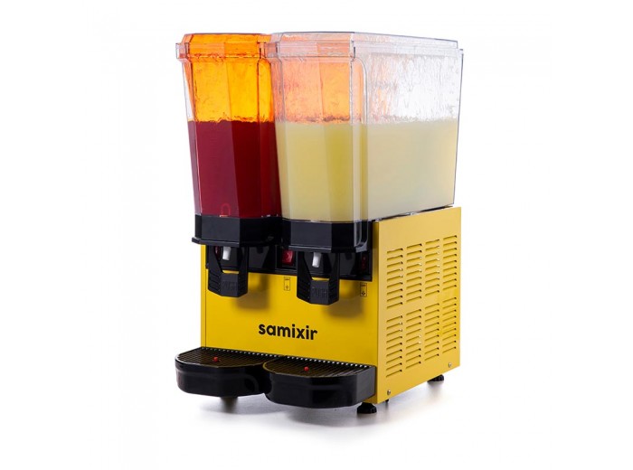Samixir 40.SSY Klasik Twin Soğuk İçecek Dispenseri, 20+20 L, Fıskiyeli, Sarı Samixir 40.SSY Klasik Twin Soğuk İçecek Dispenseri, 20+20 L, Fıskiyeli, Sarı