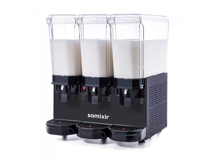 Samixir 60.MMMB Triple Klasik Karıştırıcılı Soğuk İçecek Dispenseri, 20+20+20 L, Siyah Samixir 60.MMMB Triple Klasik Karıştırıcılı Soğuk İçecek Dispenseri, 20+20+20 L, Siyah