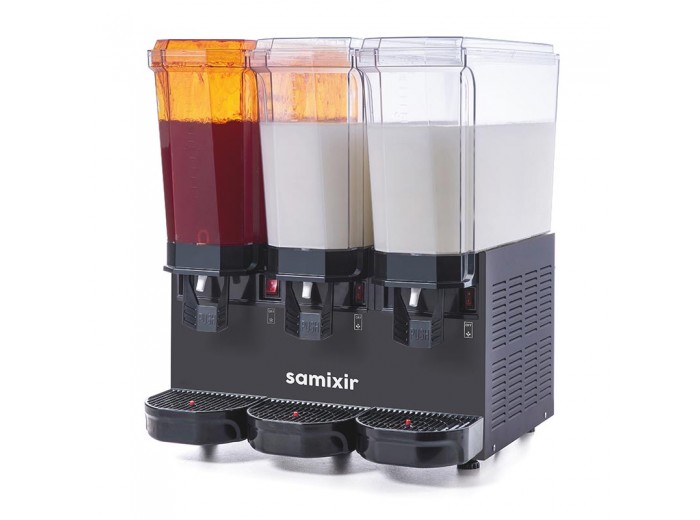 Samixir 60.SMMB Triple Klasik Fıskiyeli Karıştırıcılı ve Karıştırıcılı Soğuk İçecek Dispenseri, 20+20+20 L, Siyah Samixir 60.SMMB Triple Klasik Fıskiyeli Karıştırıcılı ve Karıştırıcılı Soğuk İçecek Dispenseri, 20+20+20 L, Siyah