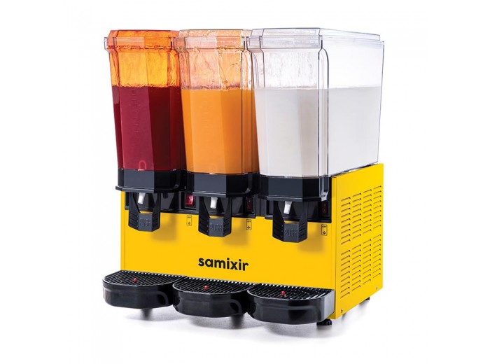 Samixir 60.SSMY Triple Klasik Fıskiyeli ve Fıskiyeli Karıştırıcılı Soğuk İçecek Dispenseri, 20+20+20 L, Sarı Samixir 60.SSMY Triple Klasik Fıskiyeli ve Fıskiyeli Karıştırıcılı Soğuk İçecek Dispenseri, 20+20+20 L, Sarı