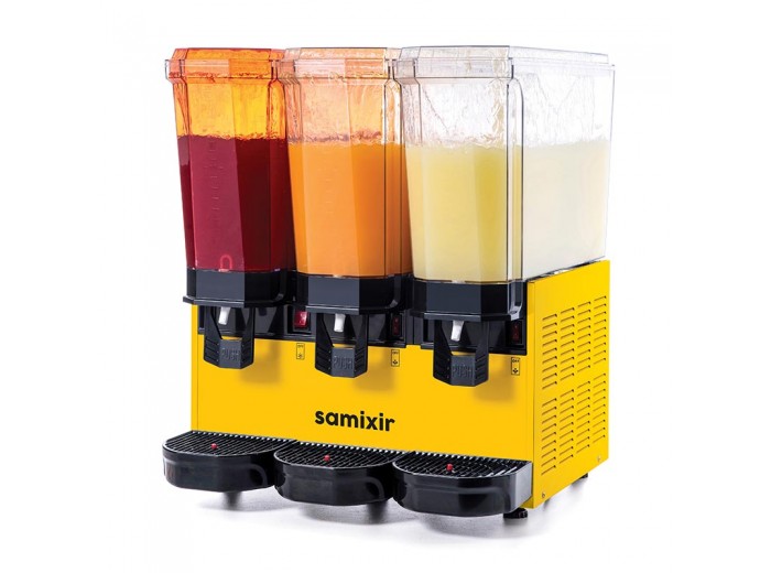 Samixir 60.SSSY Triple Klasik Fıskiyeli Soğuk İçecek Dispenseri, 20+20+20 L, Sarı Samixir 60.SSSY Triple Klasik Fıskiyeli Soğuk İçecek Dispenseri, 20+20+20 L, Sarı