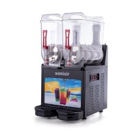 Samixir SLUSH24 Allure Twin Ice Slush Granita Milkshake ve Soğuk Meyve Suyu Dispenseri, 12+12 L, Siyah Samixir SLUSH24 Allure Twin Ice Slush Granita Milkshake ve Soğuk Meyve Suyu Dispenseri, 12+12 L, Siyah