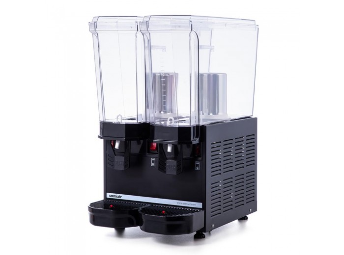 Samixir 40.SSB Klasik Twin Soğuk İçecek Dispenseri, 20+20 L, Fıskiyeli, Siyah Samixir 40.SSB Klasik Twin Soğuk İçecek Dispenseri, 20+20 L, Fıskiyeli, Siyah