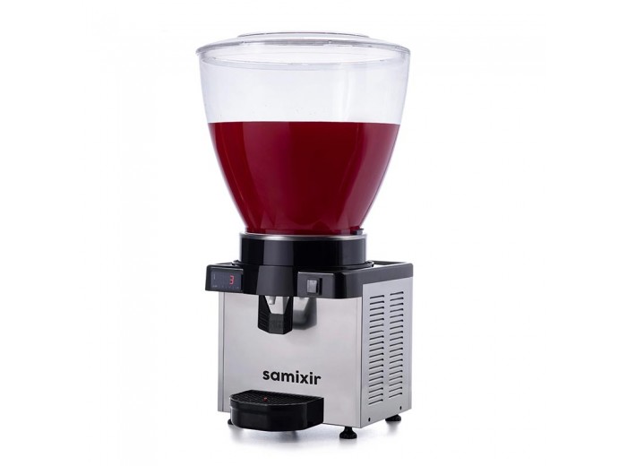 Samixir M40 Panaromik Dijital Soğuk İçecek Dispenseri, 40 L, Inox Samixir M40 Panaromik Dijital Soğuk İçecek Dispenseri, 40 L, Inox