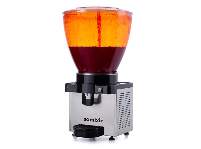 Samixir S40 Panaromik Dijital Soğuk İçecek Dispenseri, 40 L, Inox Samixir S40 Panaromik Dijital Soğuk İçecek Dispenseri, 40 L, Inox