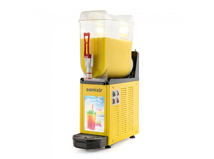 Samixir SLUSH12 Allure Ice Slush Granita Milkshake Soğuk Meyve Suyu Dispenseri, 12 L, Sarı Samixir SLUSH12 Allure Ice Slush Granita Milkshake Soğuk Meyve Suyu Dispenseri, 12 L, Sarı