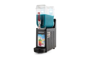 Samixir SLUSH12 Allure Ice Slush Granita Milkshake ve Soğuk Meyve Suyu Dispenseri, 12 L, Siyah