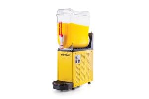 Samixir SLUSH12 Mono Ice Slush Granita Milkshake ve Soğuk Meyve Suyu Dispenseri, 12 L, Sarı