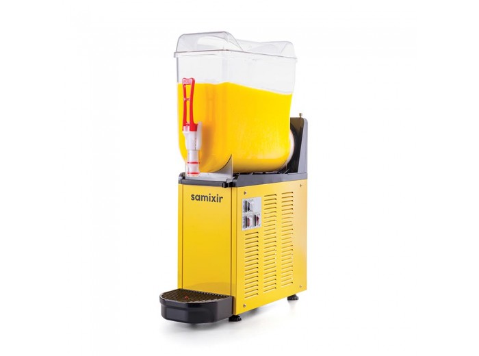 Samixir SLUSH12 Mono Ice Slush Granita Milkshake ve Soğuk Meyve Suyu Dispenseri, 12 L, Sarı Samixir SLUSH12 Mono Ice Slush Granita Milkshake ve Soğuk Meyve Suyu Dispenseri, 12 L, Sarı