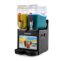 Samixir SLUSH24 Allure Twin Ice Slush Granita Milkshake ve Soğuk Meyve Suyu Dispenseri, 12+12 L, Siyah Samixir SLUSH24 Allure Twin Ice Slush Granita Milkshake ve Soğuk Meyve Suyu Dispenseri, 12+12 L, Siyah