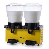 Samixir MM44.AY Panaromik Analog Twin Soğuk İçecek Dispenseri, 22+22 L, Karıştırıcılı, Sarı Samixir MM44.AY Panaromik Analog Twin Soğuk İçecek Dispenseri, 22+22 L, Karıştırıcılı, Sarı