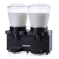 Samixir MM44.AB Panaromik Analog Twin Soğuk İçecek Dispenseri, 22+22 L, Karıştırıcılı, Siyah Samixir MM44.AB Panaromik Analog Twin Soğuk İçecek Dispenseri, 22+22 L, Karıştırıcılı, Siyah