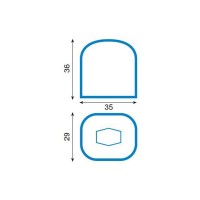 Simag SDE64 Küp Buz Makinesi, 63 kg/gün Simag SDE64 Küp Buz Makinesi, 63 kg/gün