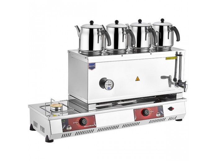 Remta N14 85 Model Kahveci Takımlı Çay Kazanı, 4 Demlikli, 43 L,LPG'li Remta N14 85 Model Kahveci Takımlı Çay Kazanı, 4 Demlikli, 43 L,LPG'li