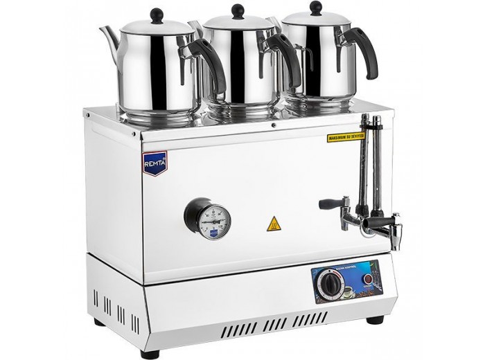 Remta EP03 55 Model Çay Ocağı, 3 Demlikli, 33 L, Elektrikli Remta EP03 55 Model Çay Ocağı, 3 Demlikli, 33 L, Elektrikli