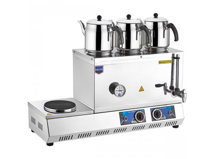 Remta K32 55 Ocaklı Model Çay Ocağı, 3 Demlikli, 33 L, Elektrikli Remta K32 55 Ocaklı Model Çay Ocağı, 3 Demlikli, 33 L, Elektrikli