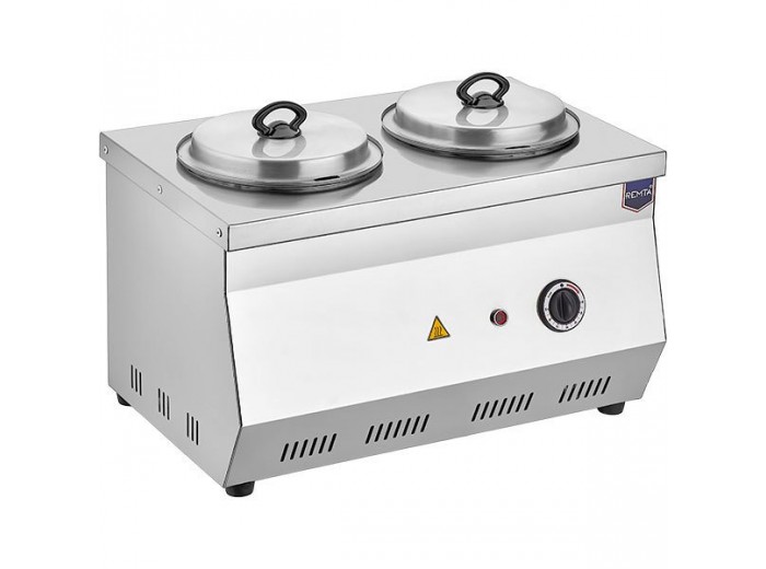 Remta CB12 2 Hazneli Çorba Kazanı, 9+9 L, Elektrikli Remta CB12 2 Hazneli Çorba Kazanı, 9+9 L, Elektrikli