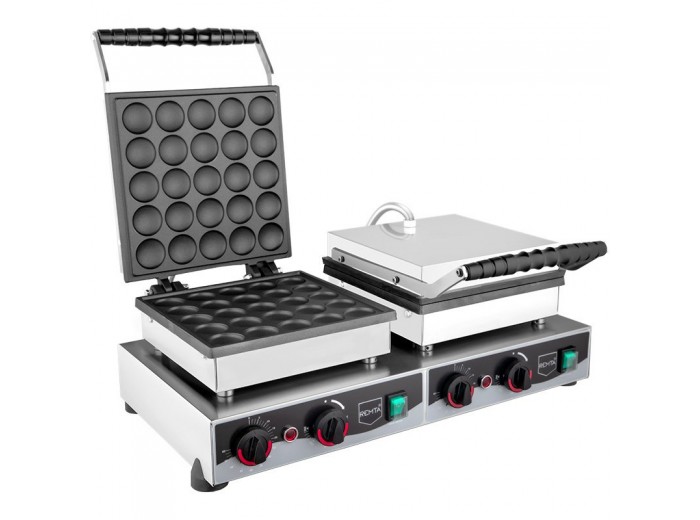 Remta W23 Yuvarlak Çift Kapaklı Bubble Waffle Makinesi, 50'li, Elektrikli Remta W23 Yuvarlak Çift Kapaklı Bubble Waffle Makinesi, 50'li, Elektrikli